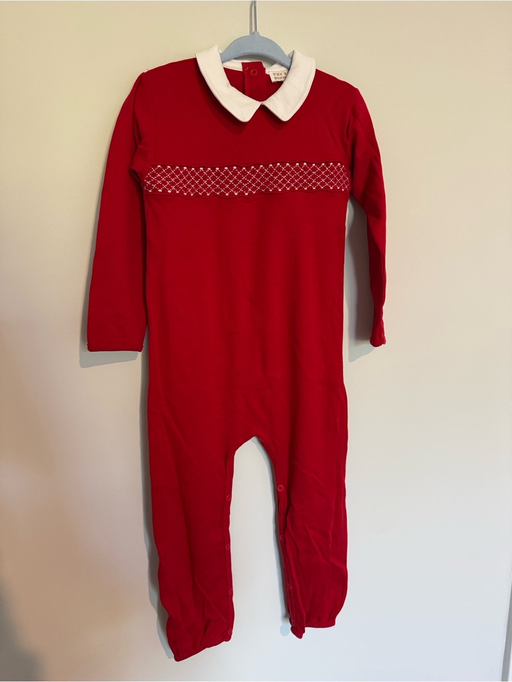 New The Beaufort Bonnet Company Rigsby Romper Richmond Red